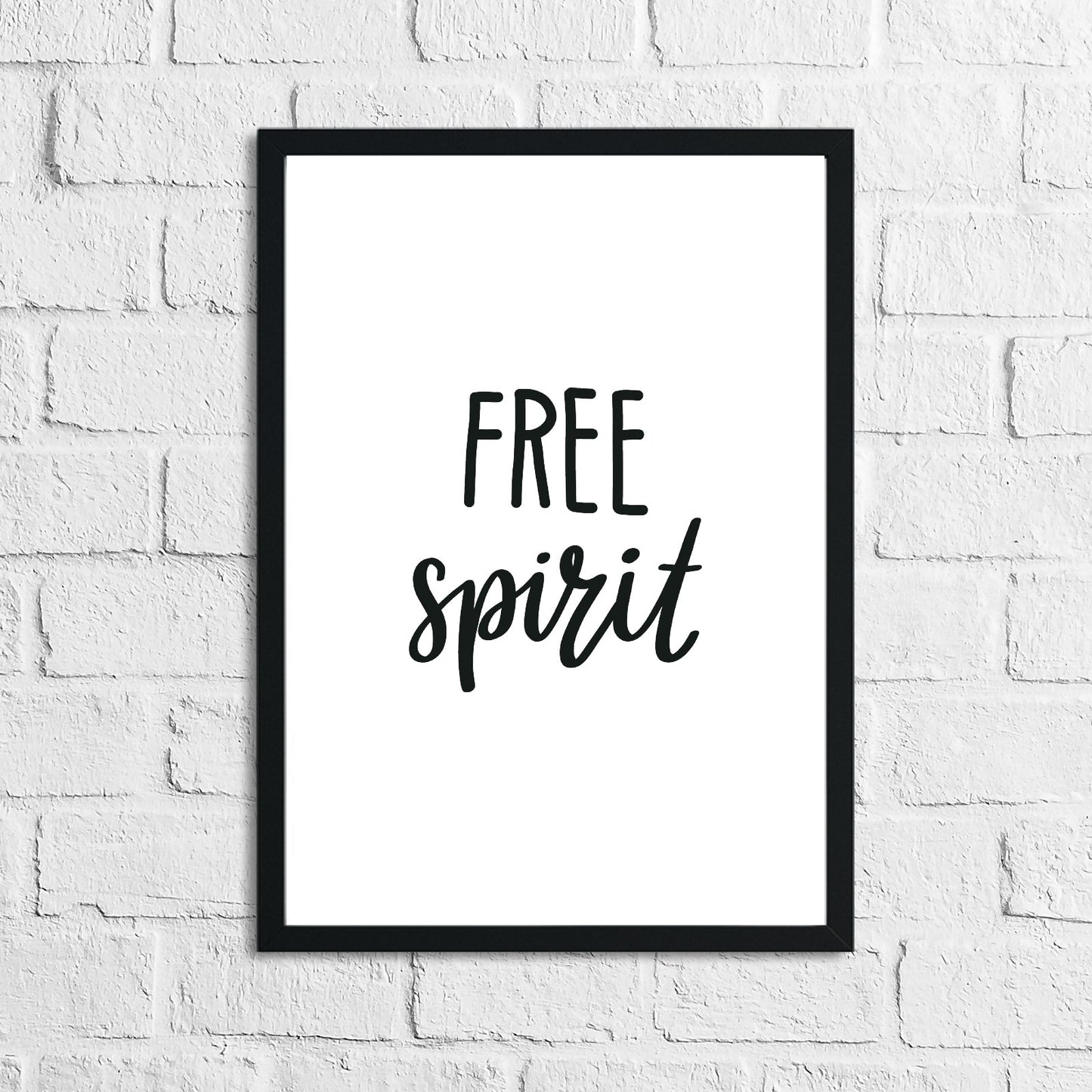 Scandinavian Free Spirit Children's Nursery Bedroom Wall Decor Print-0