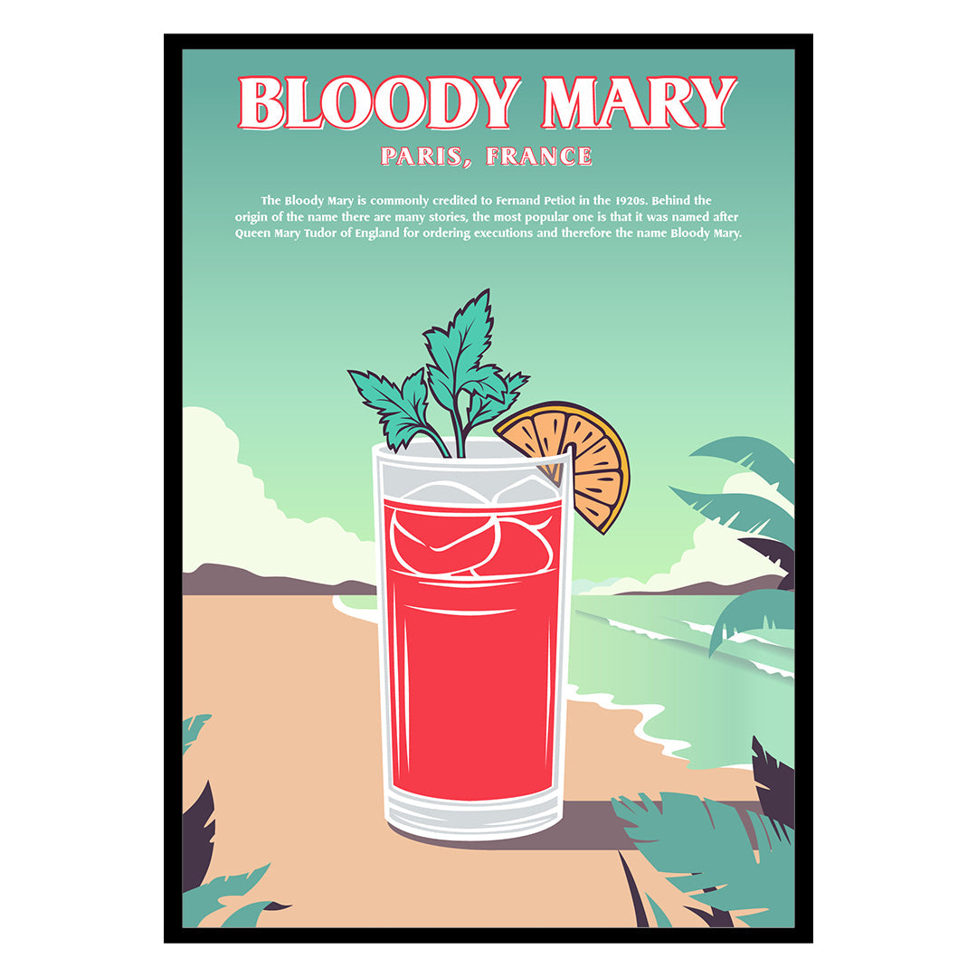 Bloody Mary Cocktail Poster-0