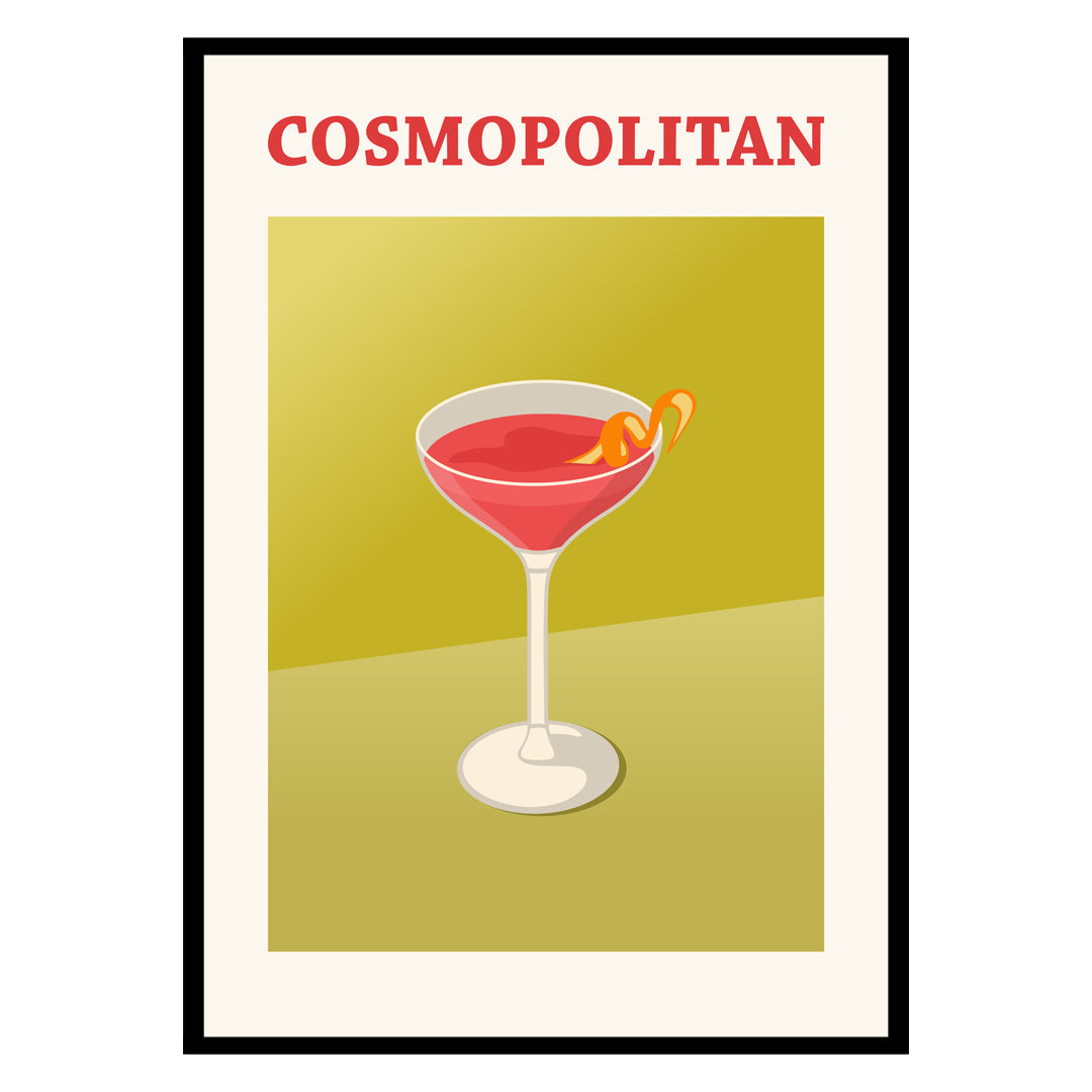 Cosmopolitan Cocktail Poster-0