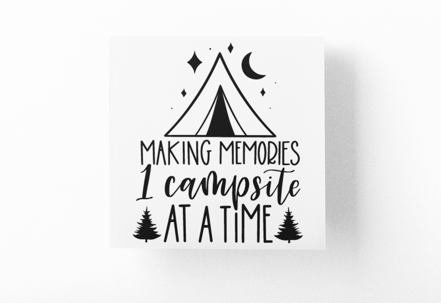 Making Memories 1 Campsite At A Time Adventure Sticker-0