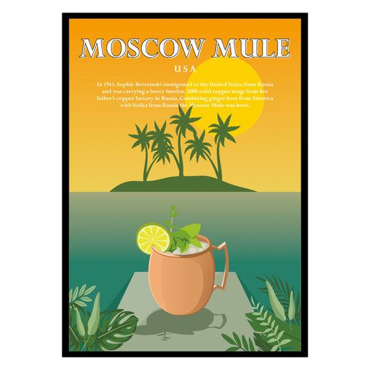 Moscow Mule Cocktail Poster-0