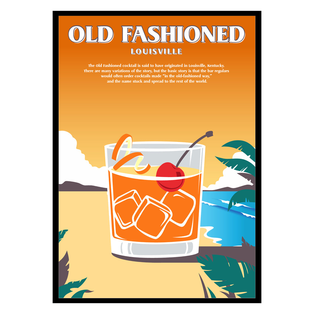 Old Fashioned Cocktail Poster-0