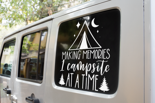 Making Memories 1 Campsite At A Time Adventure Sticker-1